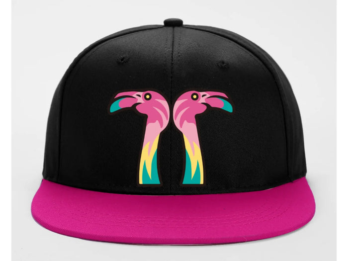 Twin Flamingo Snapback