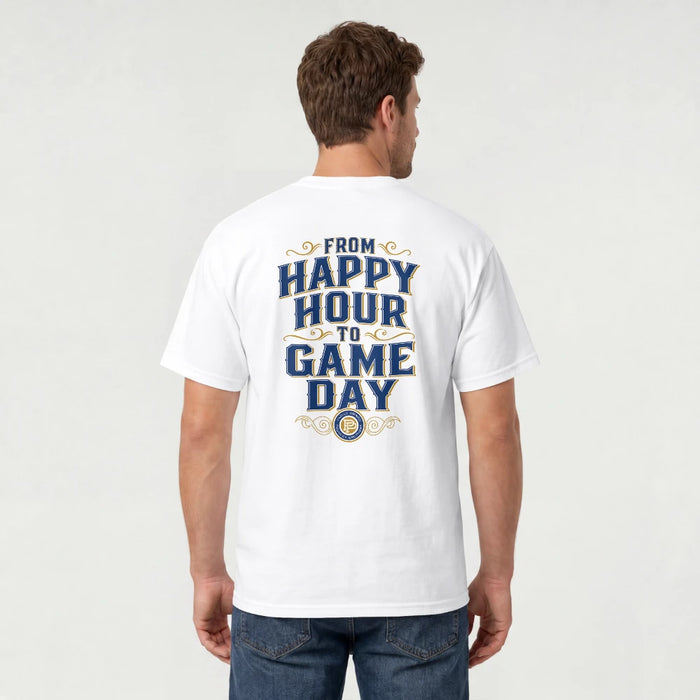 Twin P From Happy Hour to Game Day Tee