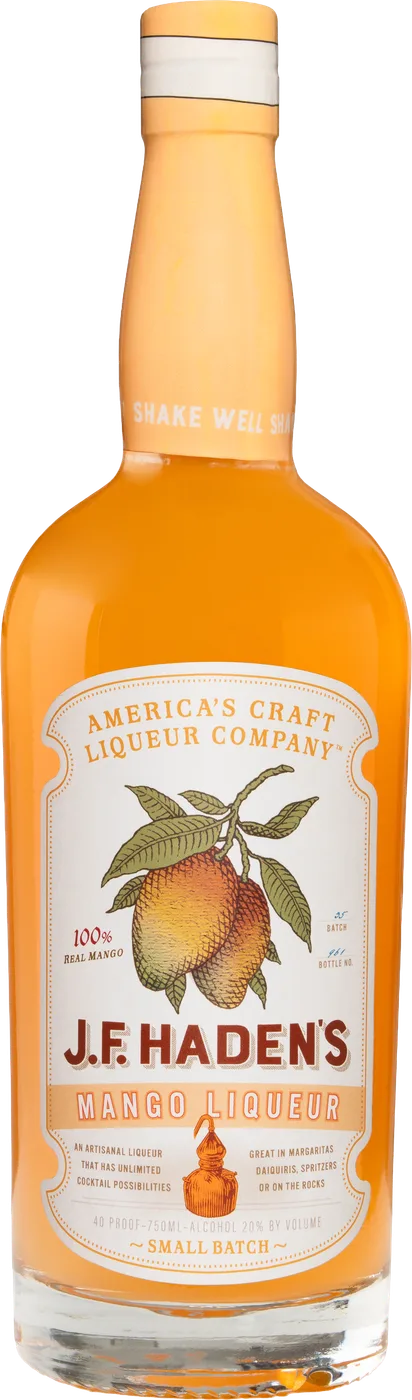 Bottle of J.F. Haden’s Mango Liqueur